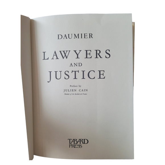 Lawyers and Justice by Julien Cain, Art and Satire Hardcover Book 1989 - Picture 4 of 11